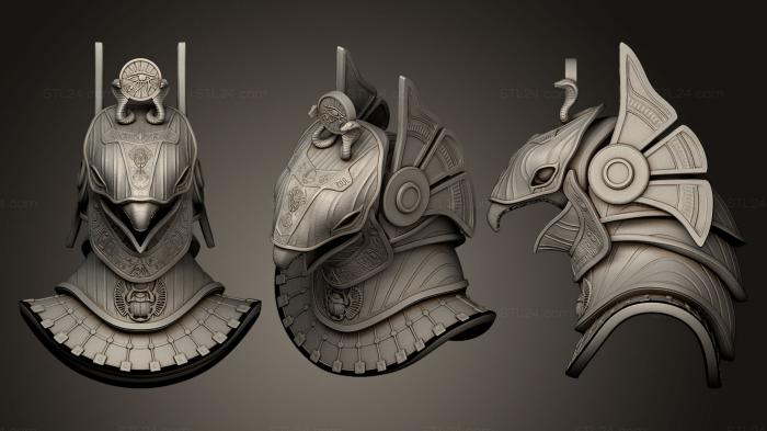 Mask (Horus Helmet v2, MS_0211) 3D models for cnc